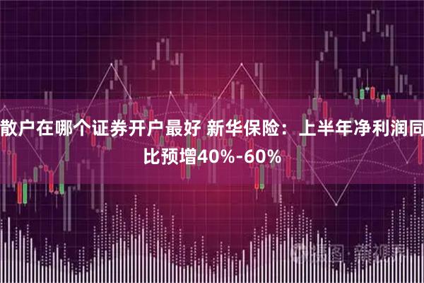 散户在哪个证券开户最好 新华保险：上半年净利润同比预增40%-60%